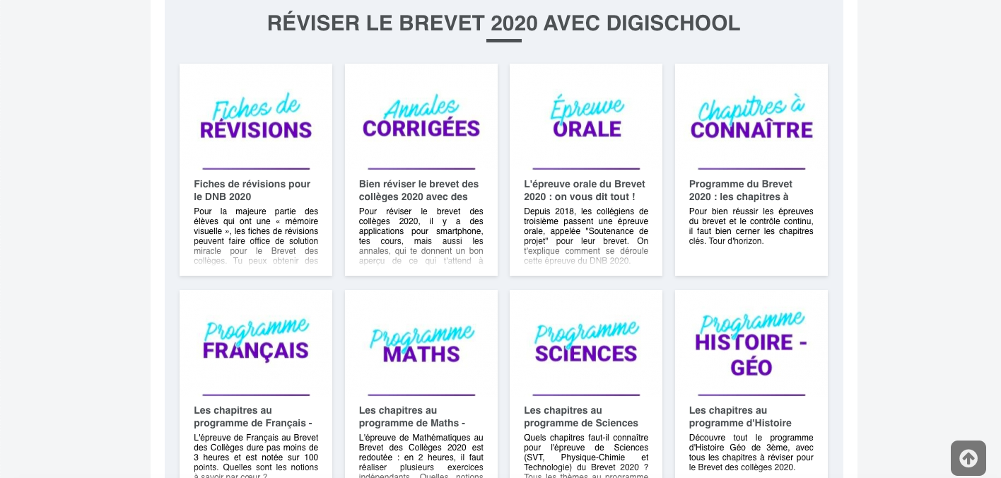 Fiche De Revision Brevet Francais Fiches de révision pour le brevet - ViensVoirMonTaf
