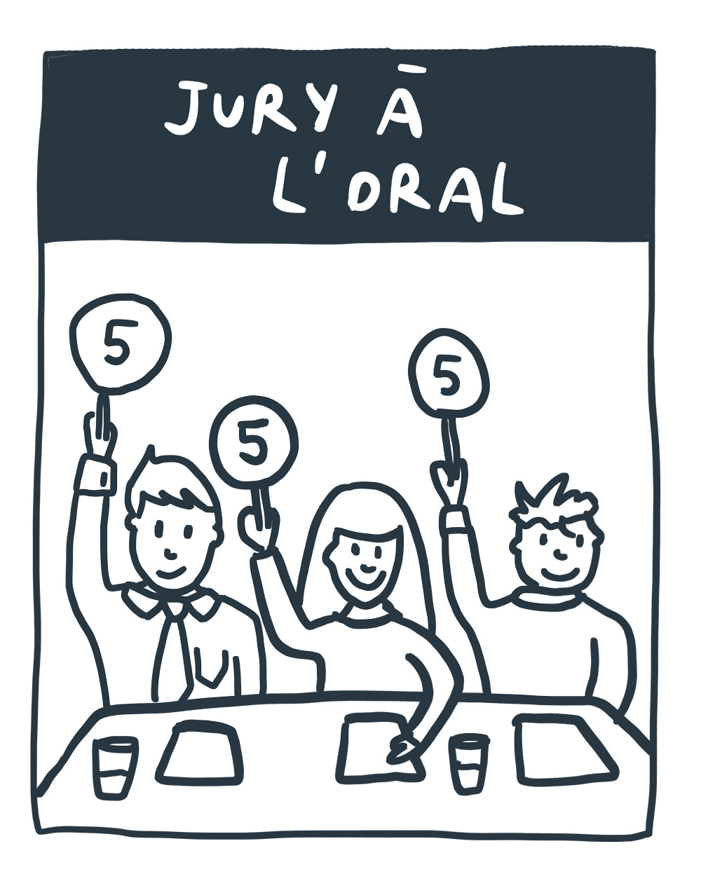 Jury à l'oral